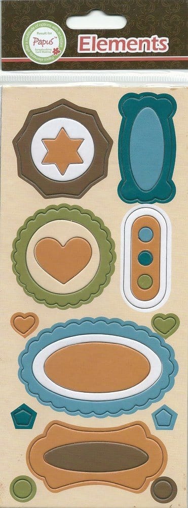 Papus Sticker Elements - Heart & Frames HEartsandFrames Papus Sticker Elements - Heart & Frames