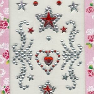 Hearts & Swirls Stickers