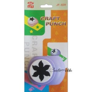 Jef Giant Craft Punch - 6 petal flower curvy