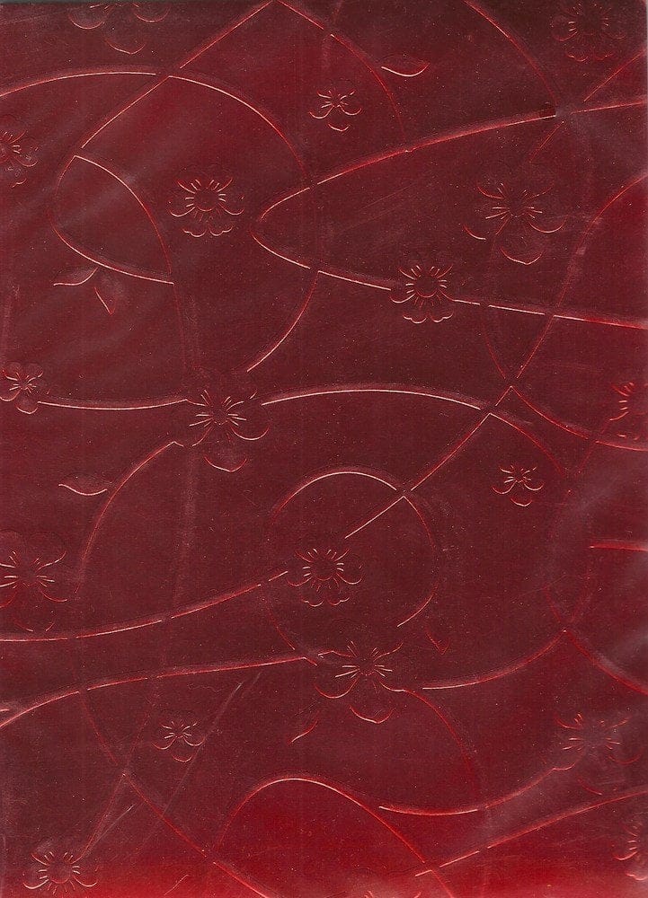 A5 Designer Paper - thick metallic embossed paper (Red) MetallicRed A5 Designer Paper - thick metallic embossed paper (Red)