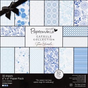 Papermania Capsule Collection 6X6" Paper Pack by Jesse Edwards - Burleigh Blue