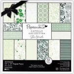 Papermania Capsule Collection 12by12" Paper Pack by Jesse Edwards - Green
