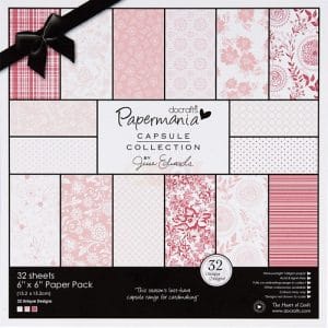 Papermania Capsule Collection 6X6" Paper Pack by Jesse Edwards - Parkstone Pink