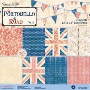 Papermania 12by12" Paper Pack - Portobello Road