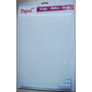 Papus A4 Embossing Folder - Diamond Argyle