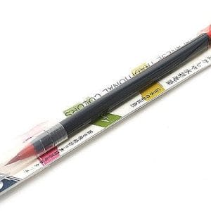 Akashiya Sai Brush Pen - Rose Red