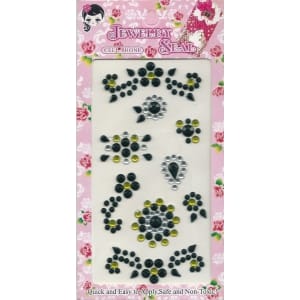 Black Swirls Stickers