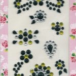 Black Swirls Stickers