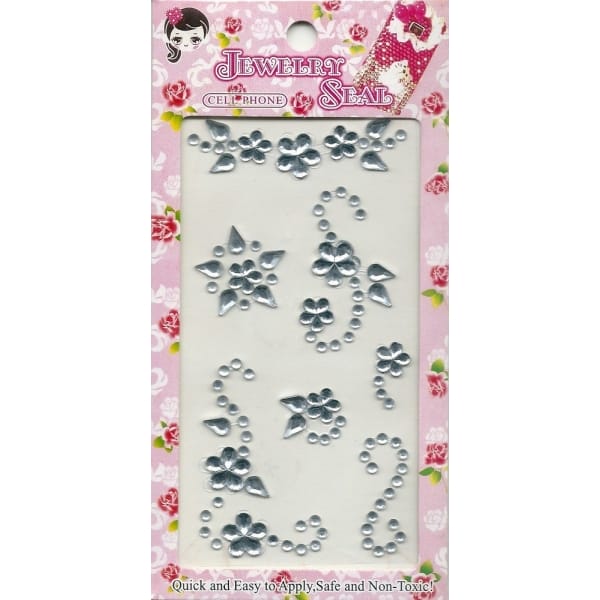 White Swirl Stickers