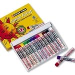 Sakura Craypas Junior Artist Oil Pastels - Set of 12 assorted colors