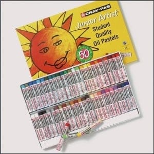 Sakura Craypas Junior Artist Oil Pastels - Set of 50 assorted colors