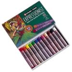 Sakura Expressionist Oil Pastels - Set of 12 assorted colors