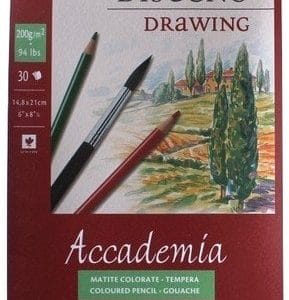 Fabriano Accademia Drawing Pad - 200GSM A4 - 8.25X11.75" (30 Sheets)