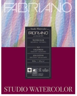Fabriano Studio Watercolour Paper - 200GSM - 7X9.5" (20Sheets) 72611824 Fabriano Studio Watercolour Paper - 200GSM - 7X9.5" (20Sheets)
