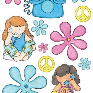 My Mind's Eye "Girlfriends" Stickers