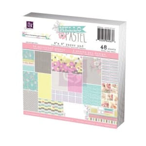 Prima - Hello Pastel - 6x6 Paperpack (48 sheets)