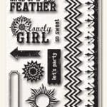 My Mind's Eye Indie Chic - Pictures Clear Stamp