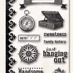 My Mind's Eye Indie Chic - Hanging Out Clear Stamp