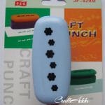 Jef Giant Craft Punch - String of simple flowers