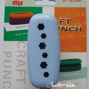 Jef Giant Craft Punch - String of simple flowers