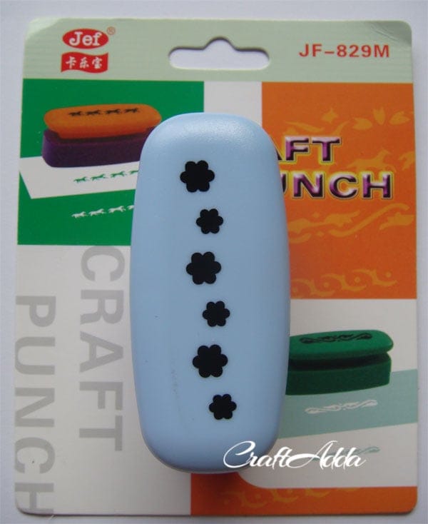 Jef Giant Craft Punch - String of simple flowers JF 829M 49 Jef Giant Craft Punch - String of simple flowers