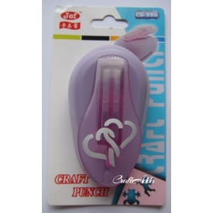 Jef Craft Punch - Intertwined Hearts - Medium