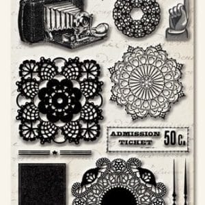 My Minds Eye Lost and Found 3 - Ruby Clear Stamp