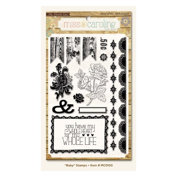 My Mind's Eye Miss Caroline - Howdy Doody Baby Clear Stamp