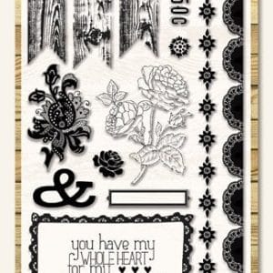 My Mind's Eye Miss Caroline - Howdy Doody Baby Clear Stamp