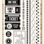 My Mind's Eye Miss Caroline - Dilly Dally Adventures Clear Stamp