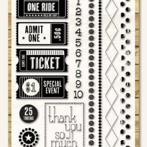 My Mind's Eye Miss Caroline - Dilly Dally Adventures Clear Stamp