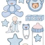 My Mind's Eye  "Our Baby Boy" Stickers