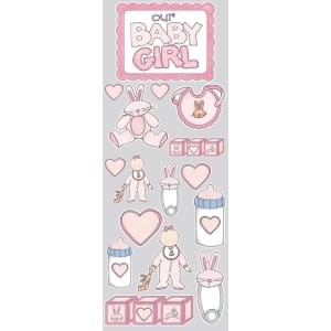 My Mind's Eye "Our Baby Girl" Stickers