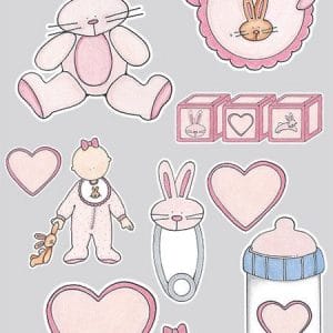 My Mind's Eye "Our Baby Girl" Stickers