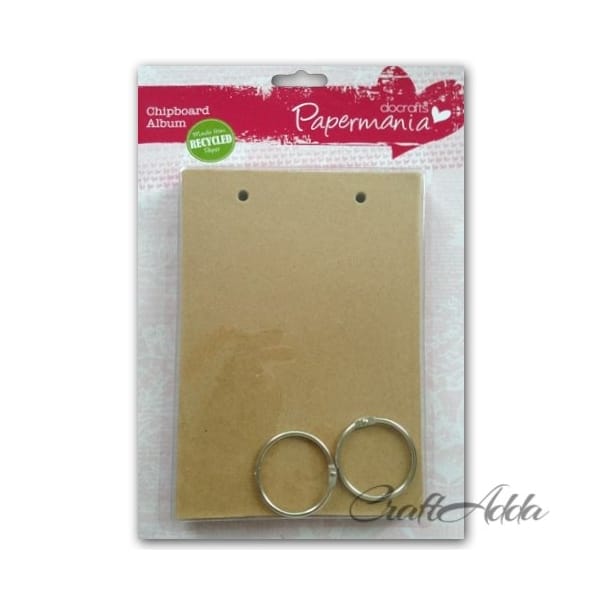 PaperMania Bare Basics Chipboard Album - Doorplate