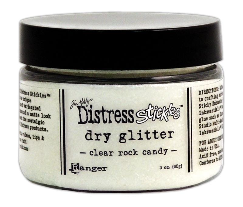 Tim Holtz Clear Rock Candy Dry Glitter RockCandyGlitter Tim Holtz Clear Rock Candy Dry Glitter