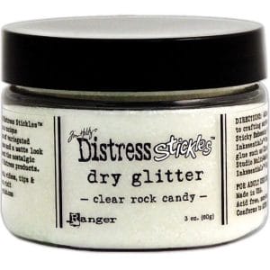 Tim Holtz Clear Rock Candy Dry Glitter