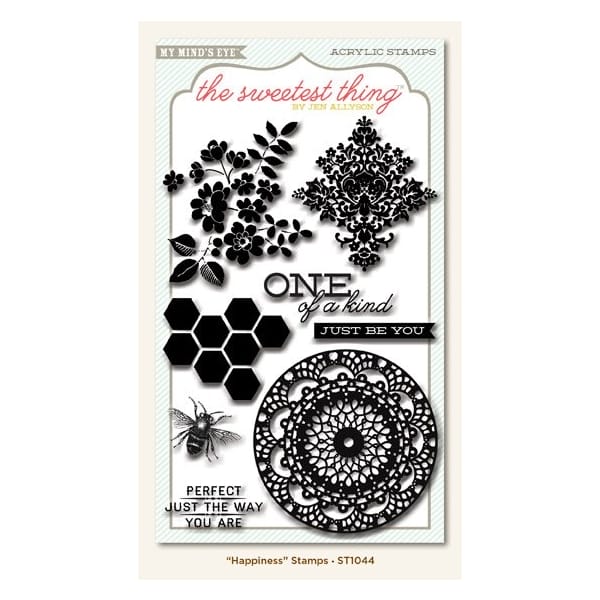 My Minds Eye The Sweetest Thing - Happiness Clear Stamp