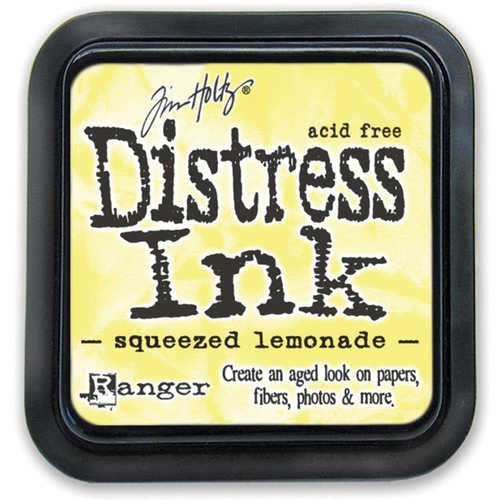 Tim Holtz Distress Ink Pad - Squeezed Lemonade SqueezedLemonade Tim Holtz Distress Inks - Squeezed Lemonade