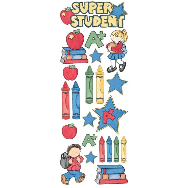 My Mind's Eye "Super Student" Stickers