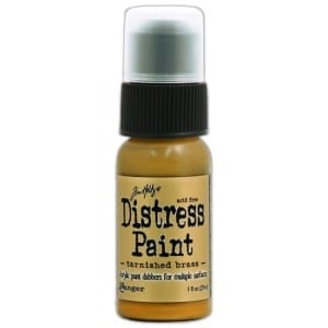Tim Holtz - Distress Paint - Tarnished Brass