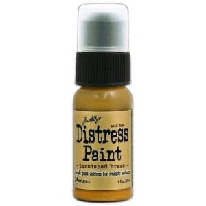 Tim Holtz - Distress Paint - Tarnished Brass
