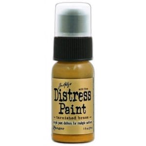 Tim Holtz - Distress Paint - Tarnished Brass
