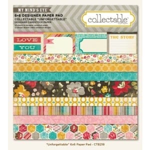 Unforgettable - 6x6 Paperpack