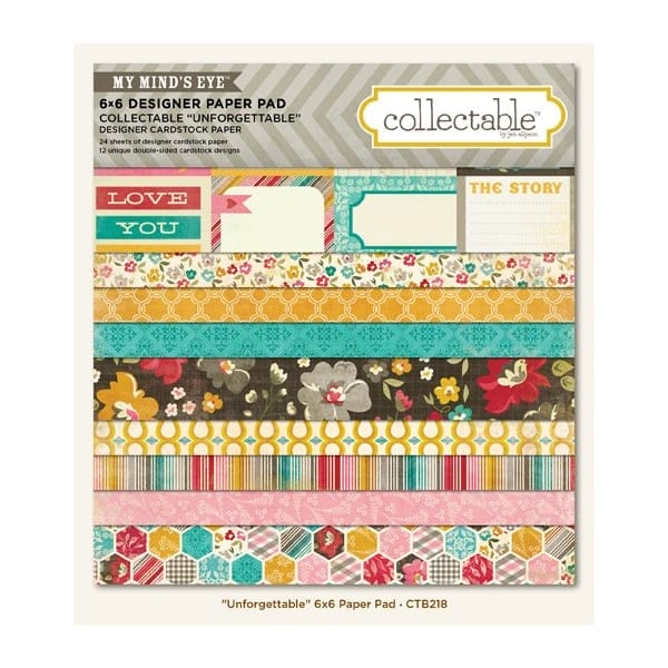 Unforgettable - 6x6 Paperpack