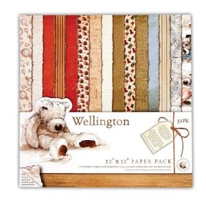 Papermania Wellington 12" by 12" paper pack