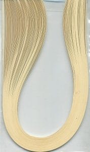 3mm Quilling Strip - Cream