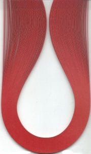 3mm Quilling Strip - Vermilon Red