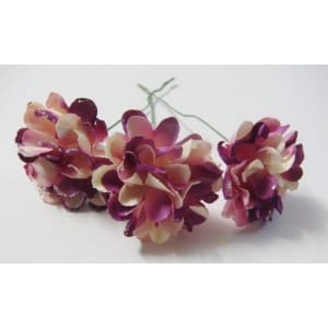 Paper Flowers - Sparkled Carnation - Purple