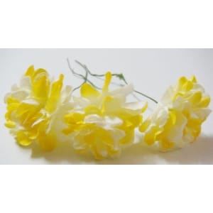 Paper Flowers - Sparkled Carnation - Yellow